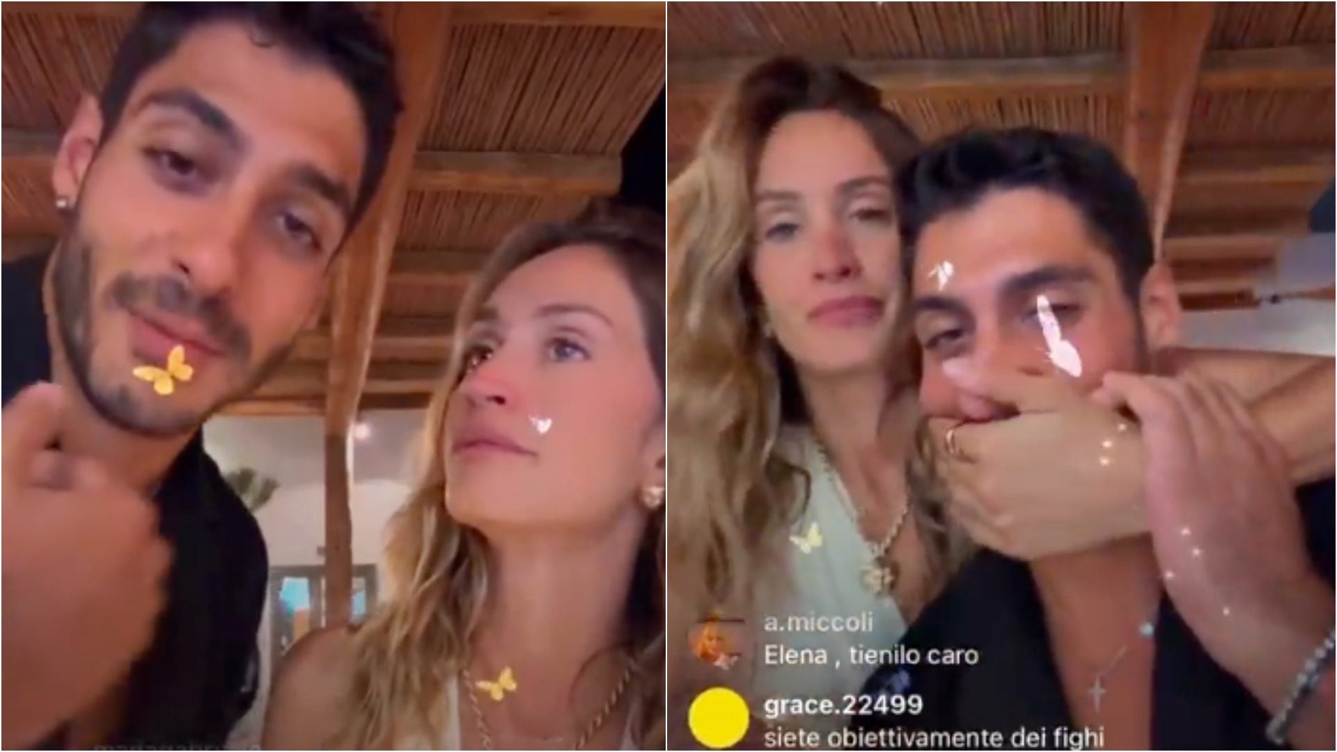 Helena Prestes discute con Javier durante una live social, lui interviene e lei lo zittisce: "Stai zitto"