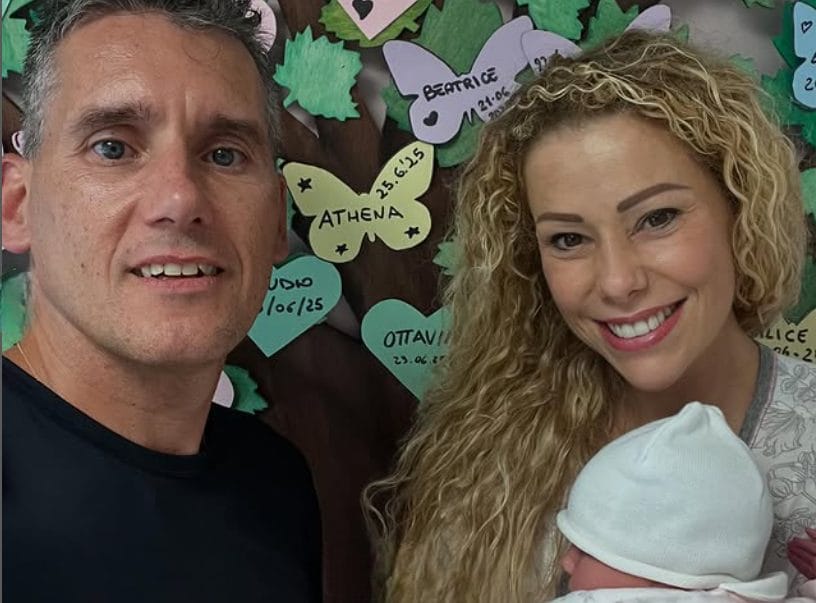 Igor Cassina annuncia la nascita della figlia Athena: "La vita ci ha regalato un miracolo"