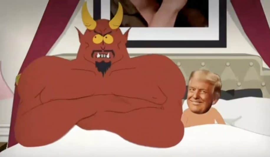 Il nuovo episodio di South Park fa infuriare la Casa Bianca: Trump a letto con Satana