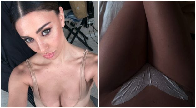 Belen Rodriguez presenta la maschera vaginale, la foto sui social e il commento della madre Veronica: "Godetevela"