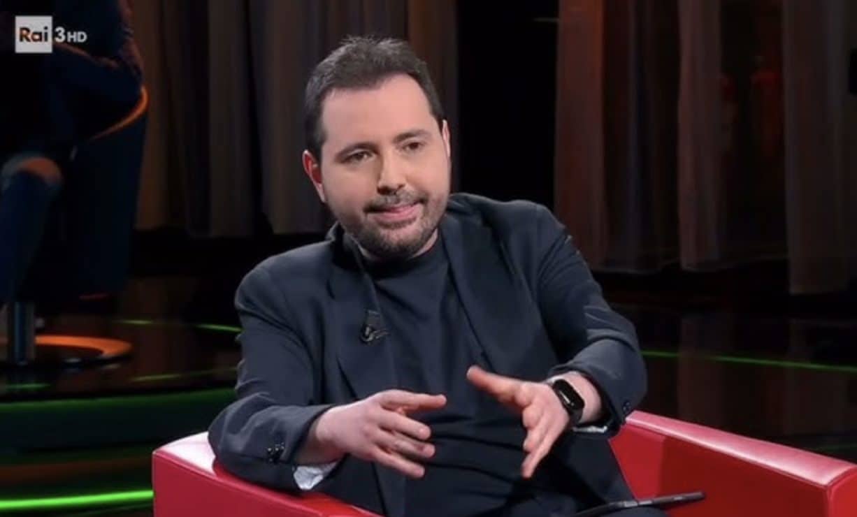 Patrick Facciolo, ospite di "Donne sull’orlo di una crisi di nervi" su Rai3.