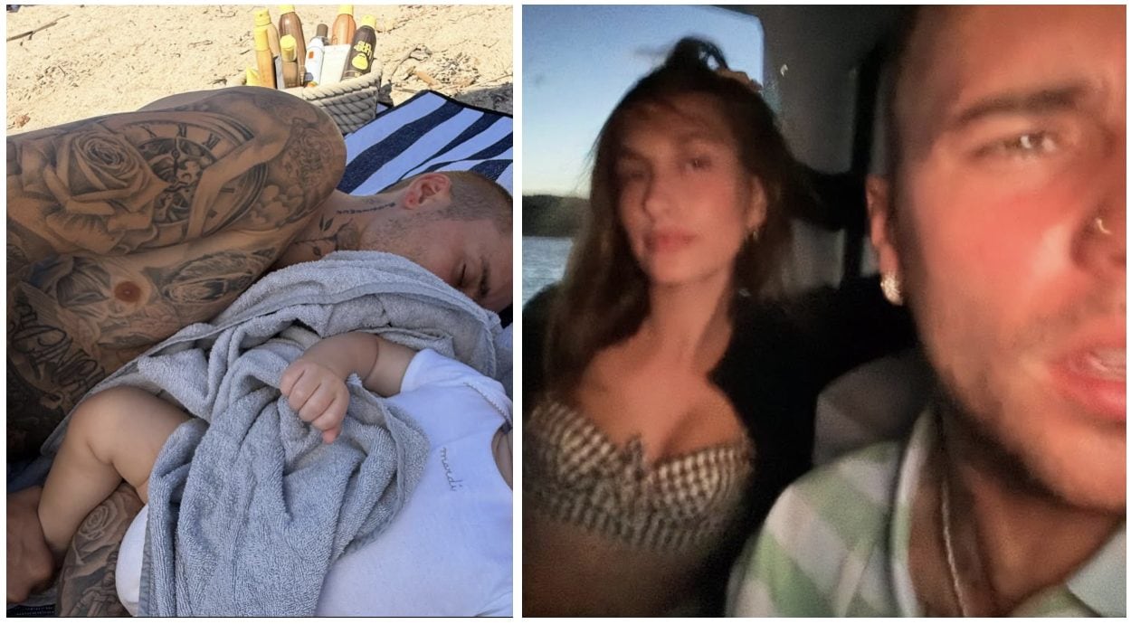 Justin Bieber in vacanza in Italia, gli scatti in Sardegna insieme al figlio e alla moglie Hailey Baldwin