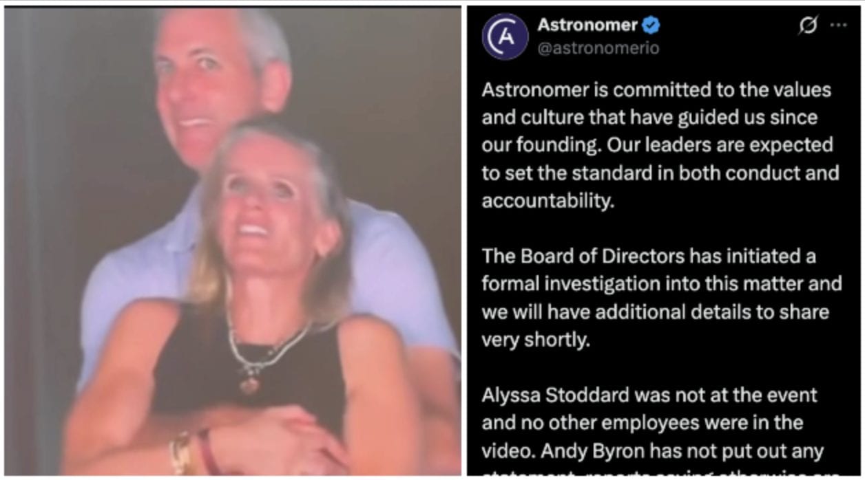 L'azienda di Andy Byron e Kristin Cabot rompe il silenzio dopo il caso Coldplay: "Avviata un'indagine formale"