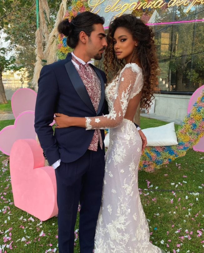 Saira Lui e il fidanzato Luigi Punzo
