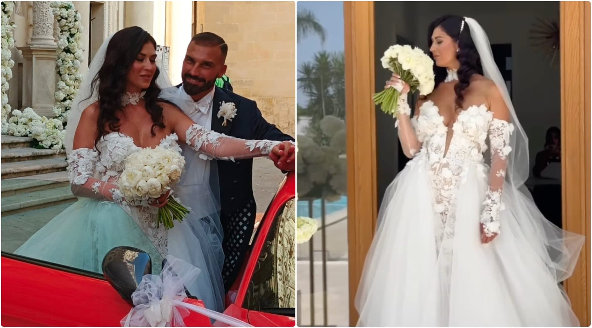 Giovanni Conversano e Giada Pezzaioli si sono sposati dopo 15 anni d’amore: le foto delle nozze