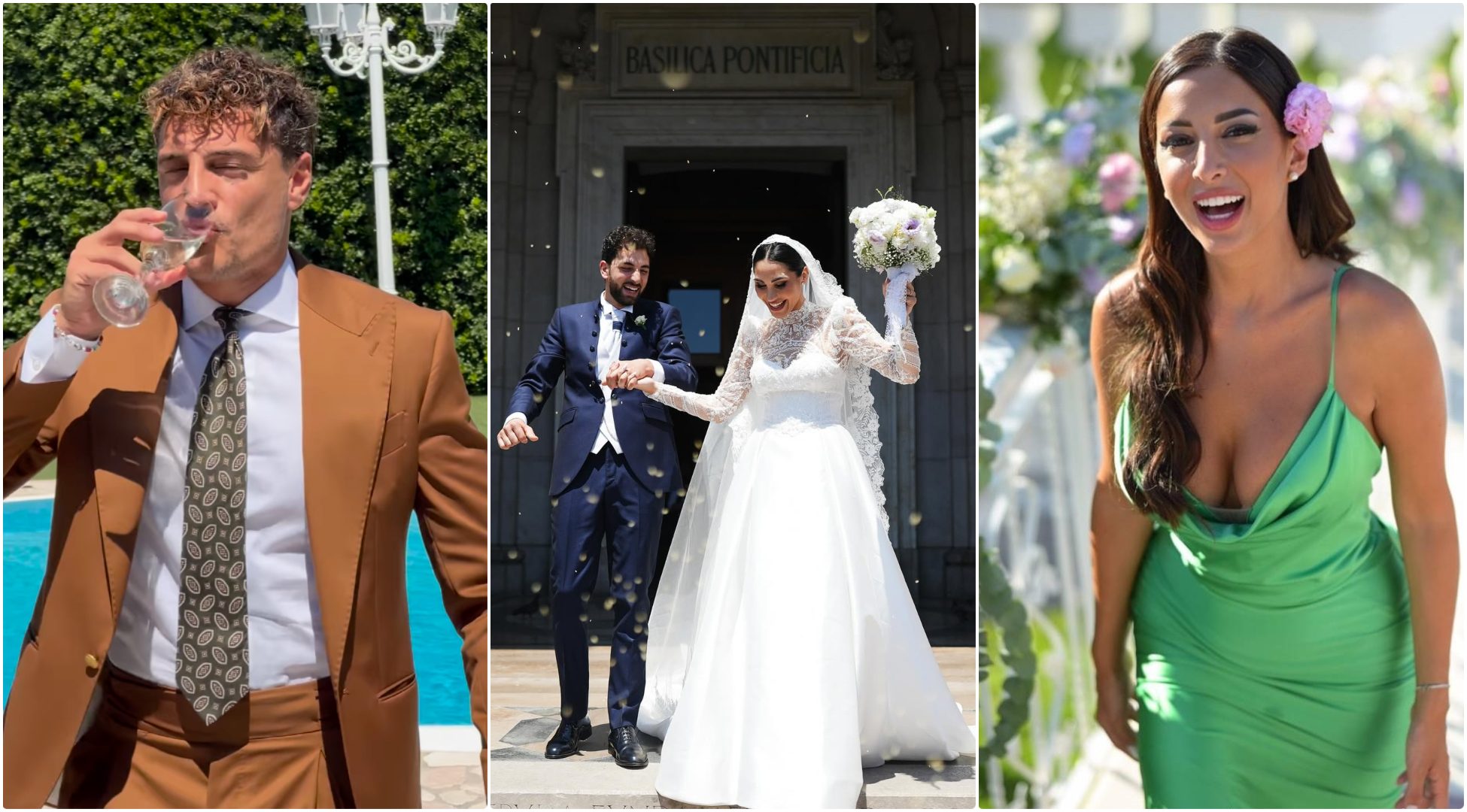 Ospiti vip al matrimonio di Gabriela Chieffo e Giuseppe Ferrara: il “triangolo” intorno a Francesca Sorrentino