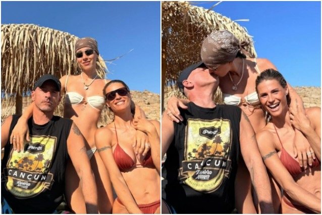 Aurora Ramazzotti in vacanza con i genitori Eros e Michelle Hunziker: "È un affare di famiglia"
