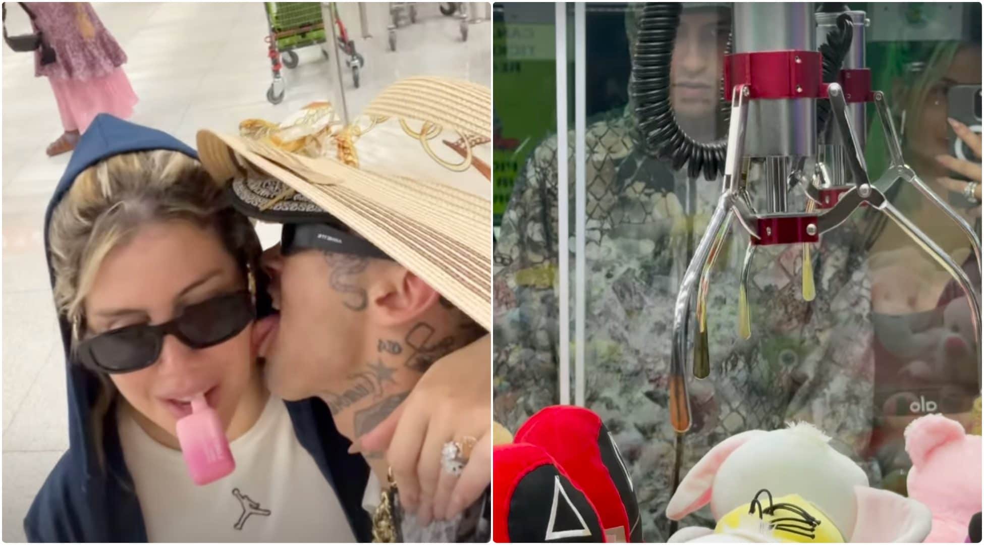 Wanda Nara torna vicina a L-Gante: prima il video in cui il rapper le lecca il viso, poi la serata a casa di lei