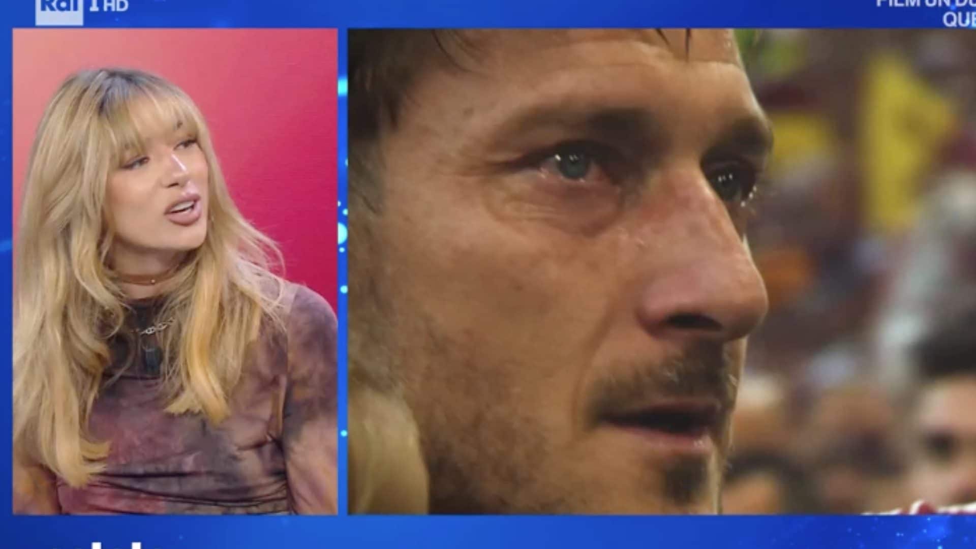 Soleil Sorge ritorna in tv dopo la morte della mamma: la battuta sui rolex di Ilary Blasi e Francesco Totti