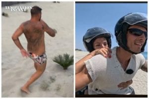 Temptation Island, Francesco invita Valentina in tribuna allo stadio: Antonio si infuria e scappa dal villaggio