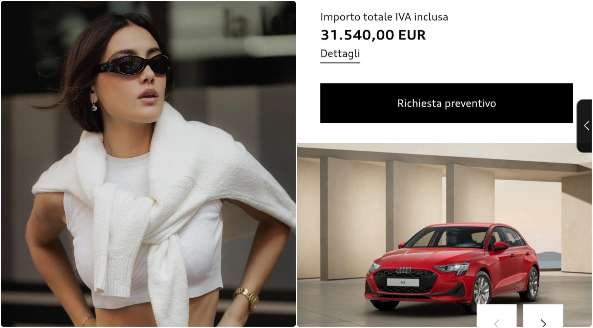 Una nuova auto per Zeudi Di Palma, le fan pensano a una raccolta fondi per un veicolo da oltre 31mila euro