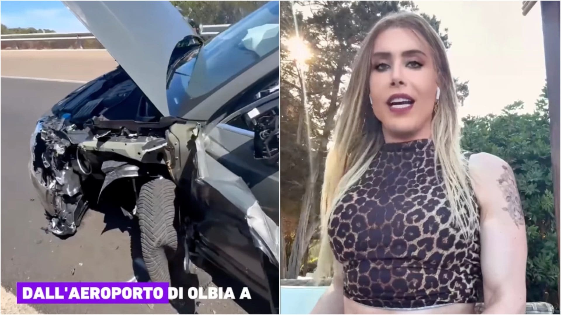 Come sta Jenny Urtis dopo l'incidente d'auto in Sardegna: "È stato spaventoso, per fortuna nessun ferito grave"