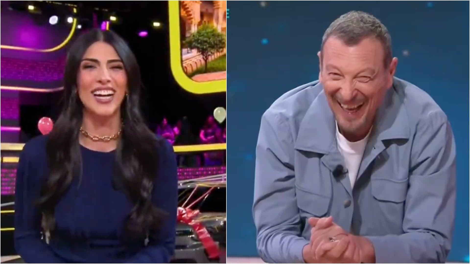 Gaffe di Giulia Salemi a The Cage, chiama A'Mammt la città tunisina di Hammamet: la reazione di Amadeus
