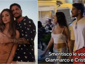 Gianmarco Steri e Cristina Ferrara smentiscono le voci di crisi, il video insieme mano nella mano