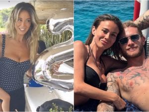 Diletta Leotta compie gli anni lo stesso giorno della figlia, i festeggiamenti e la dedica di Loris Karius