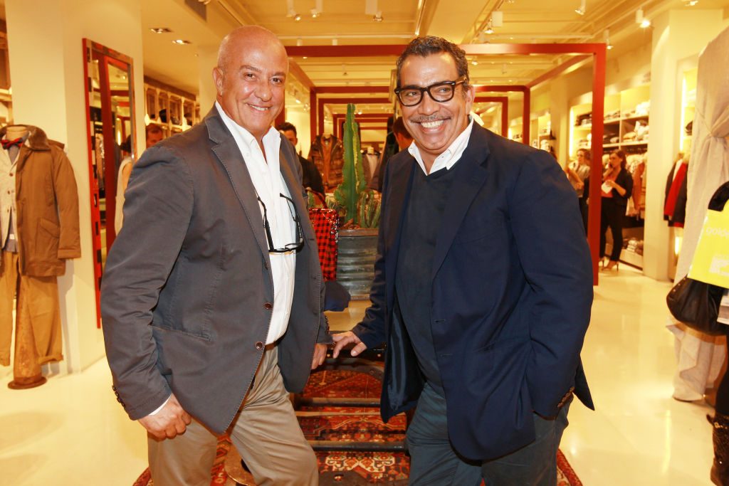 Guillermo Mariotto con Stefano Dominella