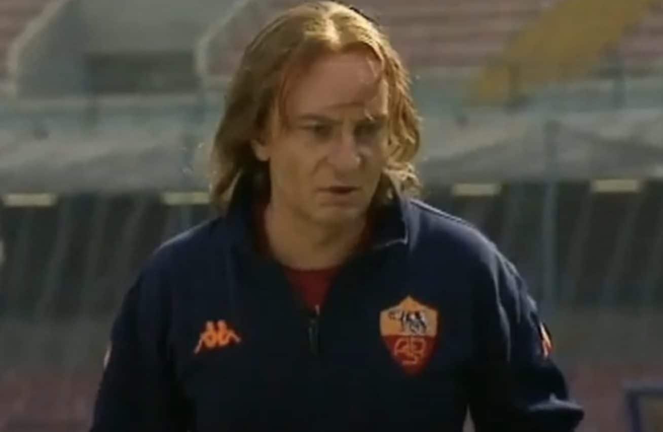 Massimo Giannini nei panni di Francesco Totti in "Convescion"