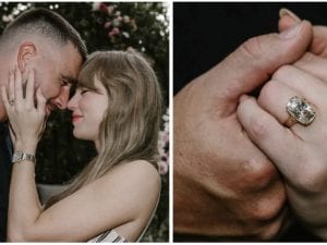 Taylor Swift e Travis Kelce si sposano, l’annuncio sui social con il maestoso anello di fidanzamento
