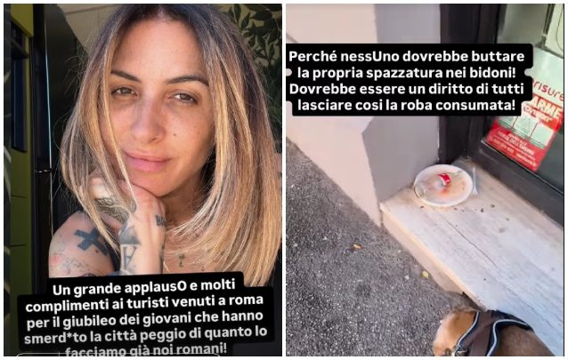 Ema Stokholma indignata per la sporcizia a Roma: "I turisti venuti per il Giubileo dei Giovani hanno sm**dato la città"