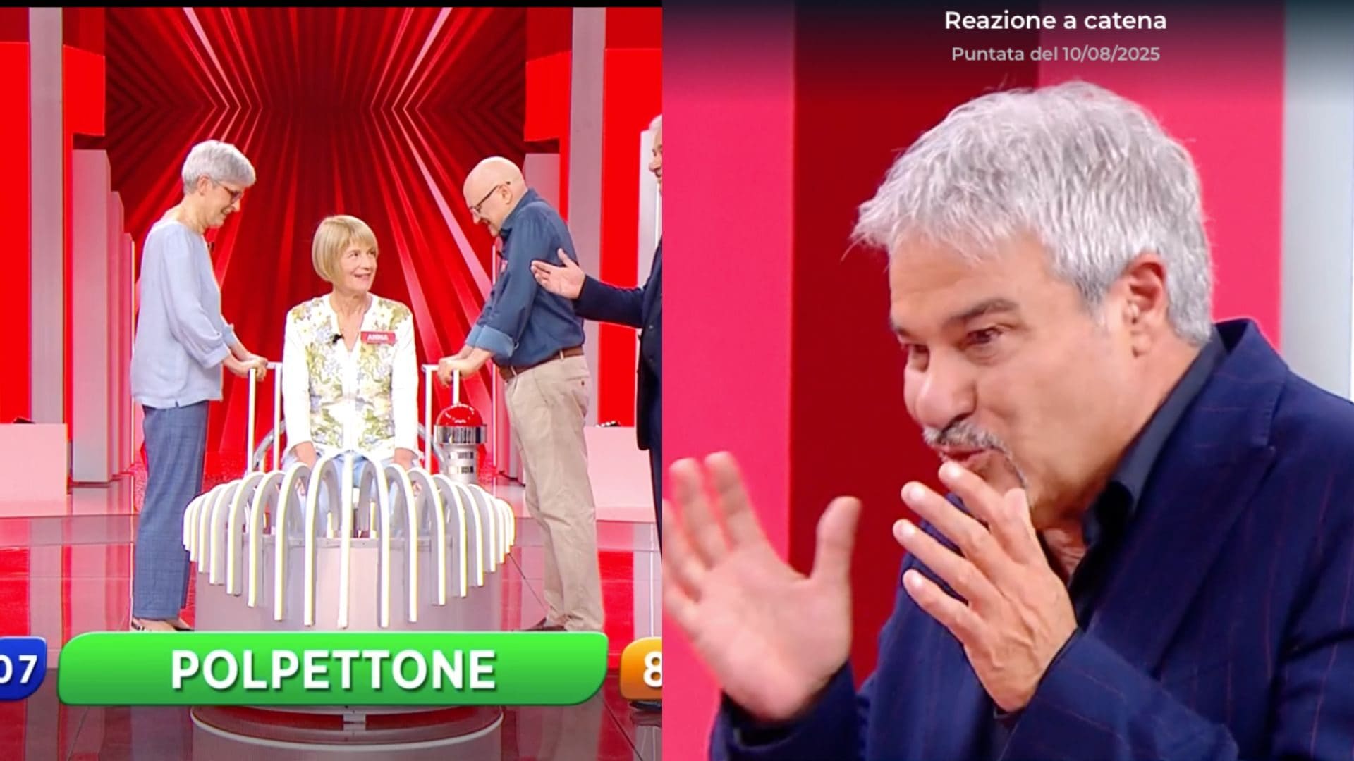 I concorrenti di Reazione a Catena che hanno rotto le regole, Pino Insegno: "Mai assistito a un'intesa così"