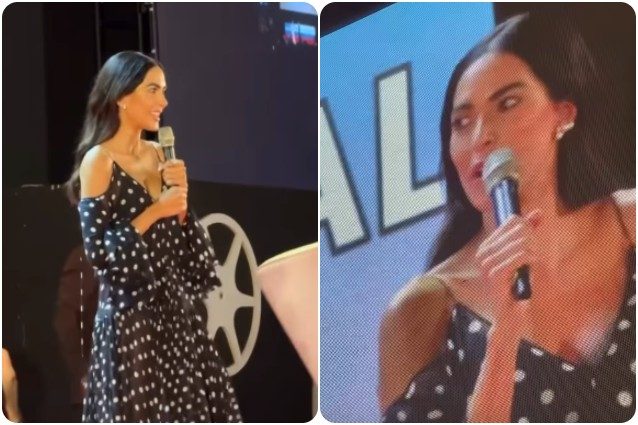 Rocìo Munoz Morales in pubblico dopo gli audio di Bova: "La mia esperienza mi ha reso una donna forte"