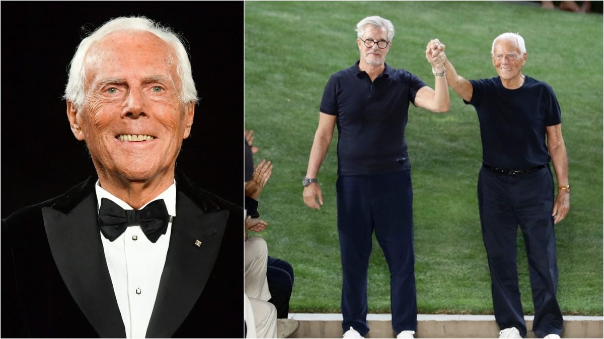 Giorgio Armani e Leo Dell’Orco