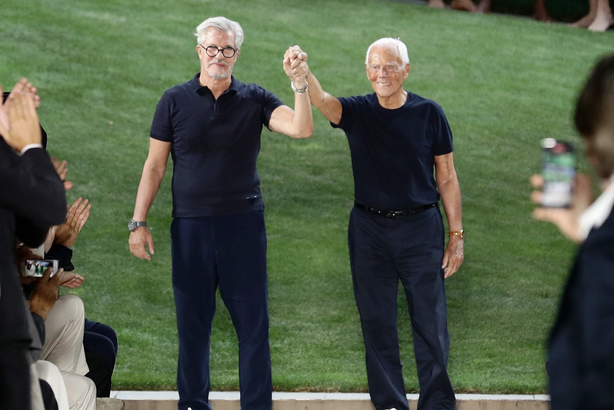 Giorgio Armani e Leo Dell’Orco