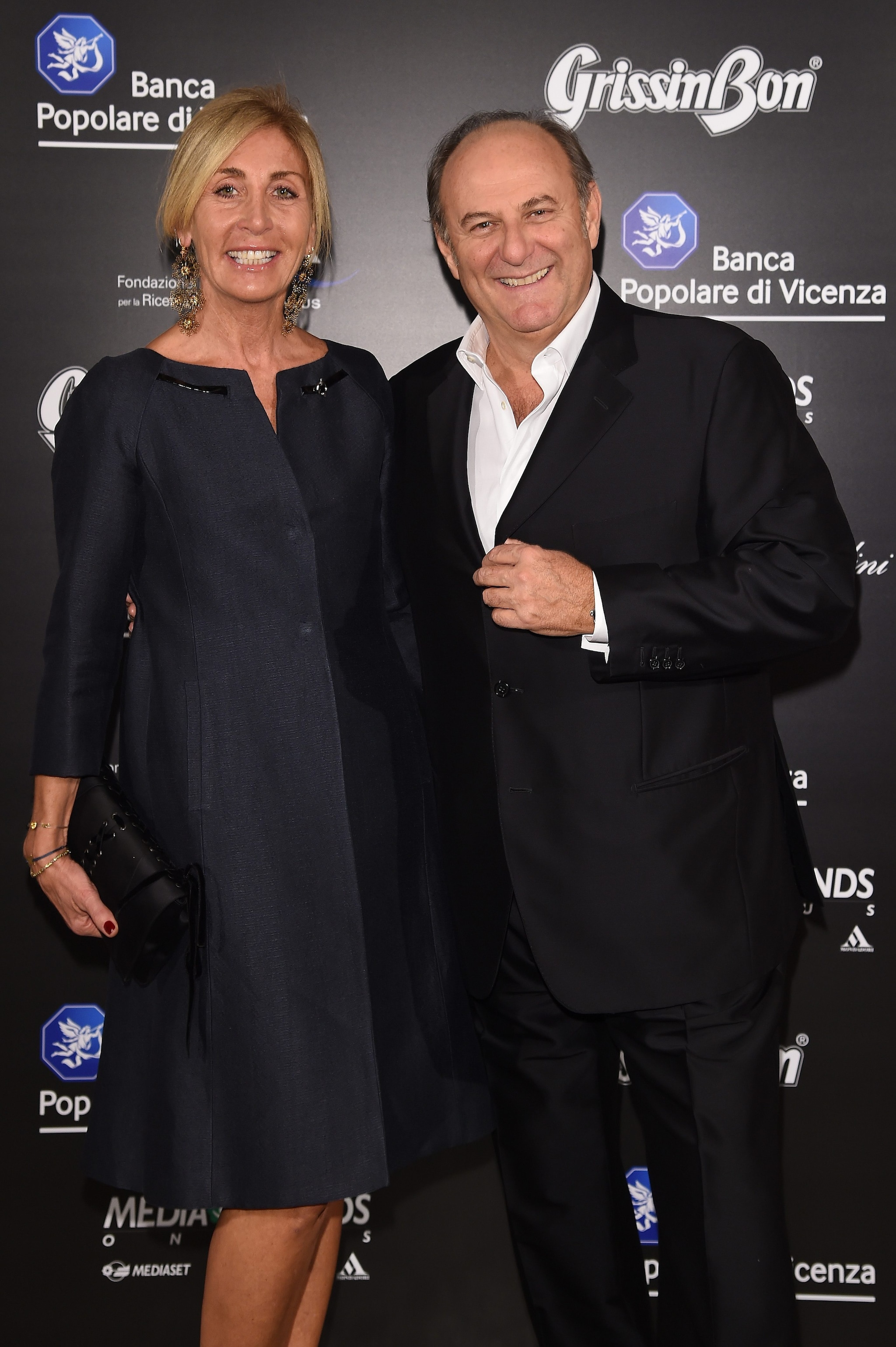 Gerry Scotti e Gabriella Perino nel 2014