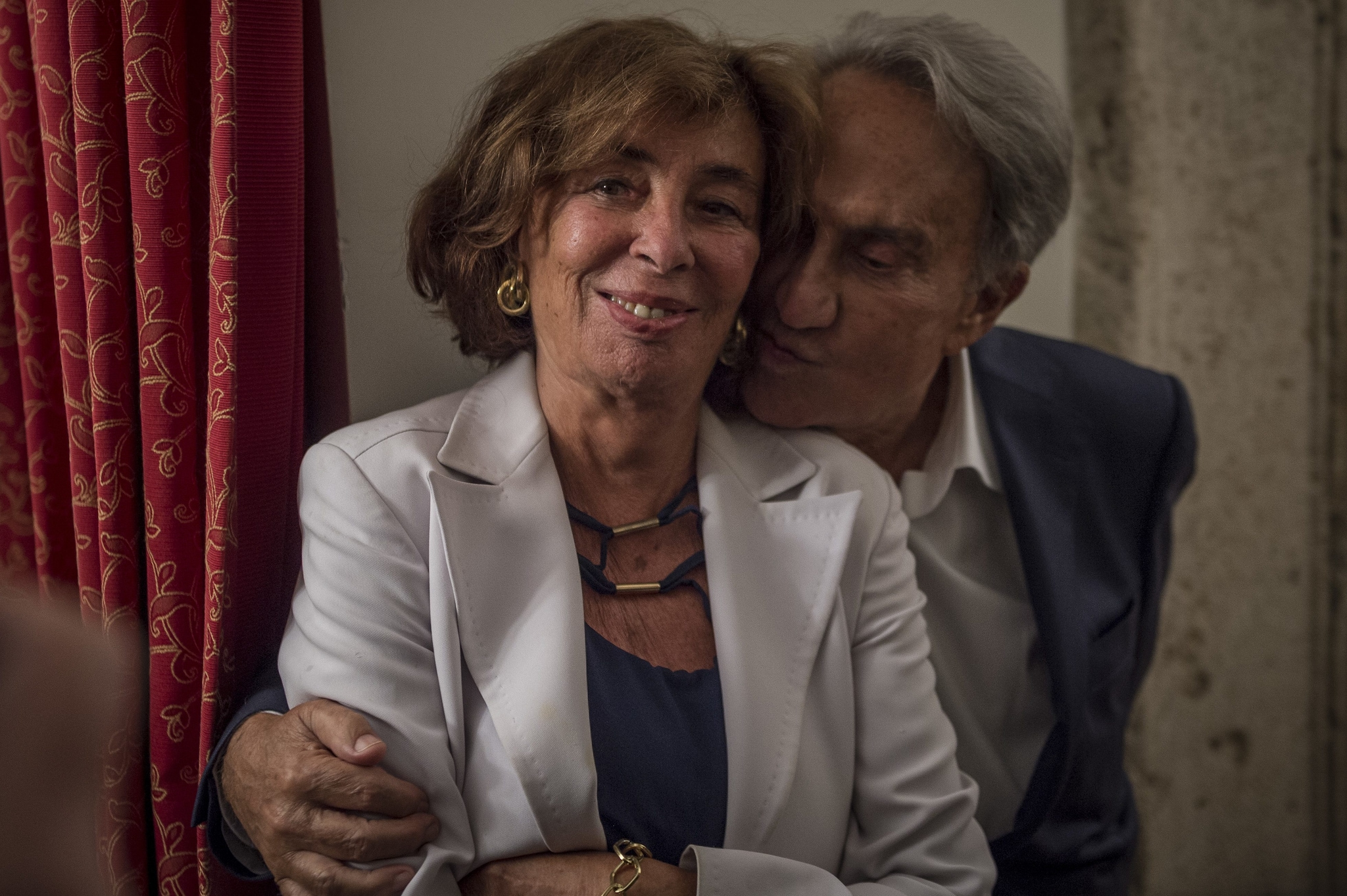 Emilio Fede e Diana De Feo