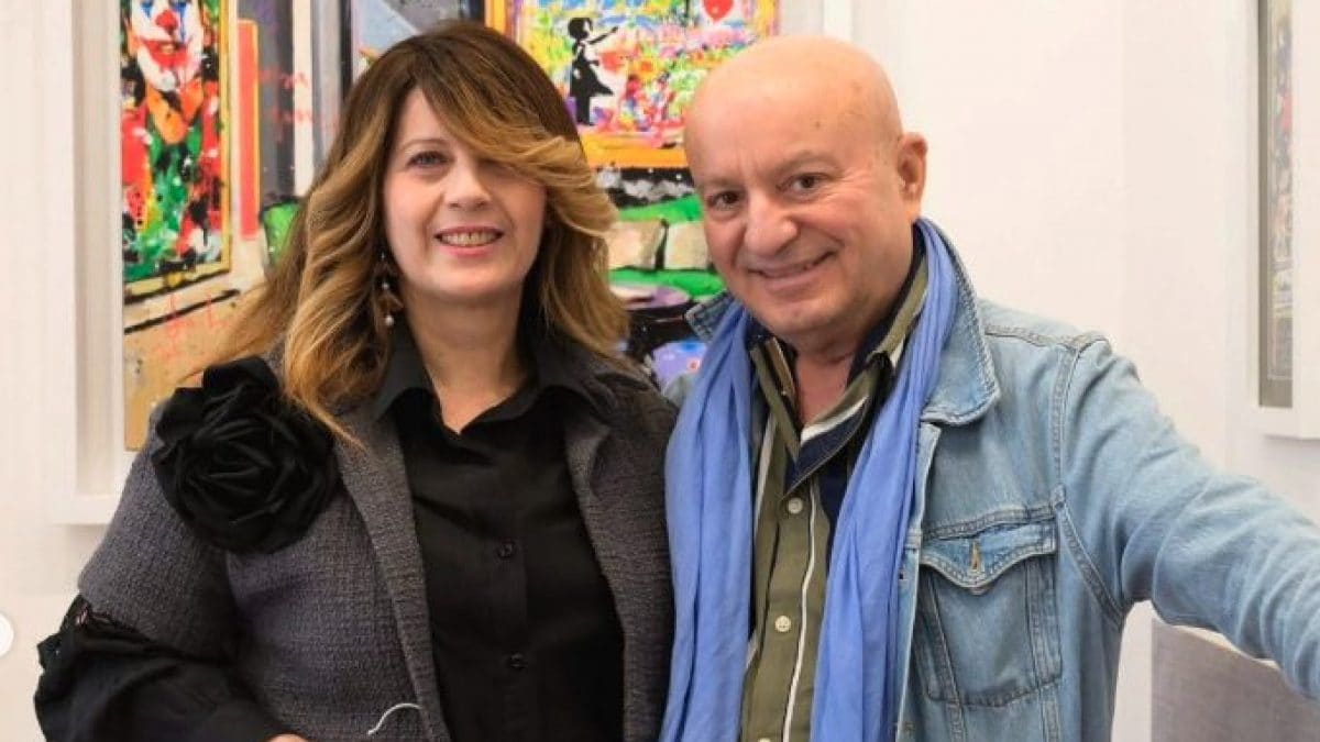 Maurizio Ferrini e Sara Guglielmi, fonte Instagram