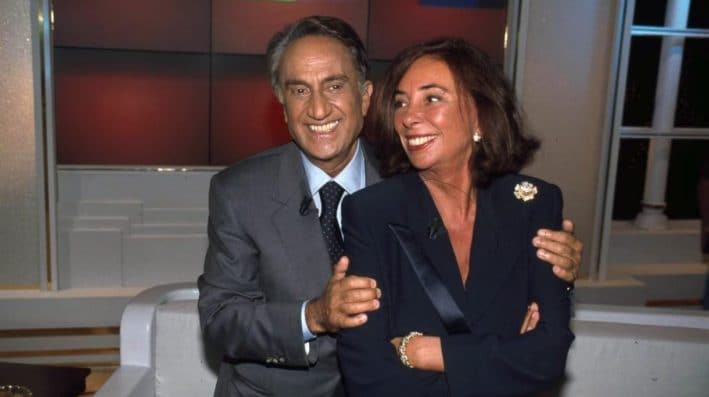 Emilio Fede e Diana De Feo