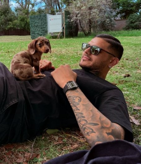 Il nome "Wanda" tatuato sul braccio di Mauro Icardi, prima che lo coprisse
