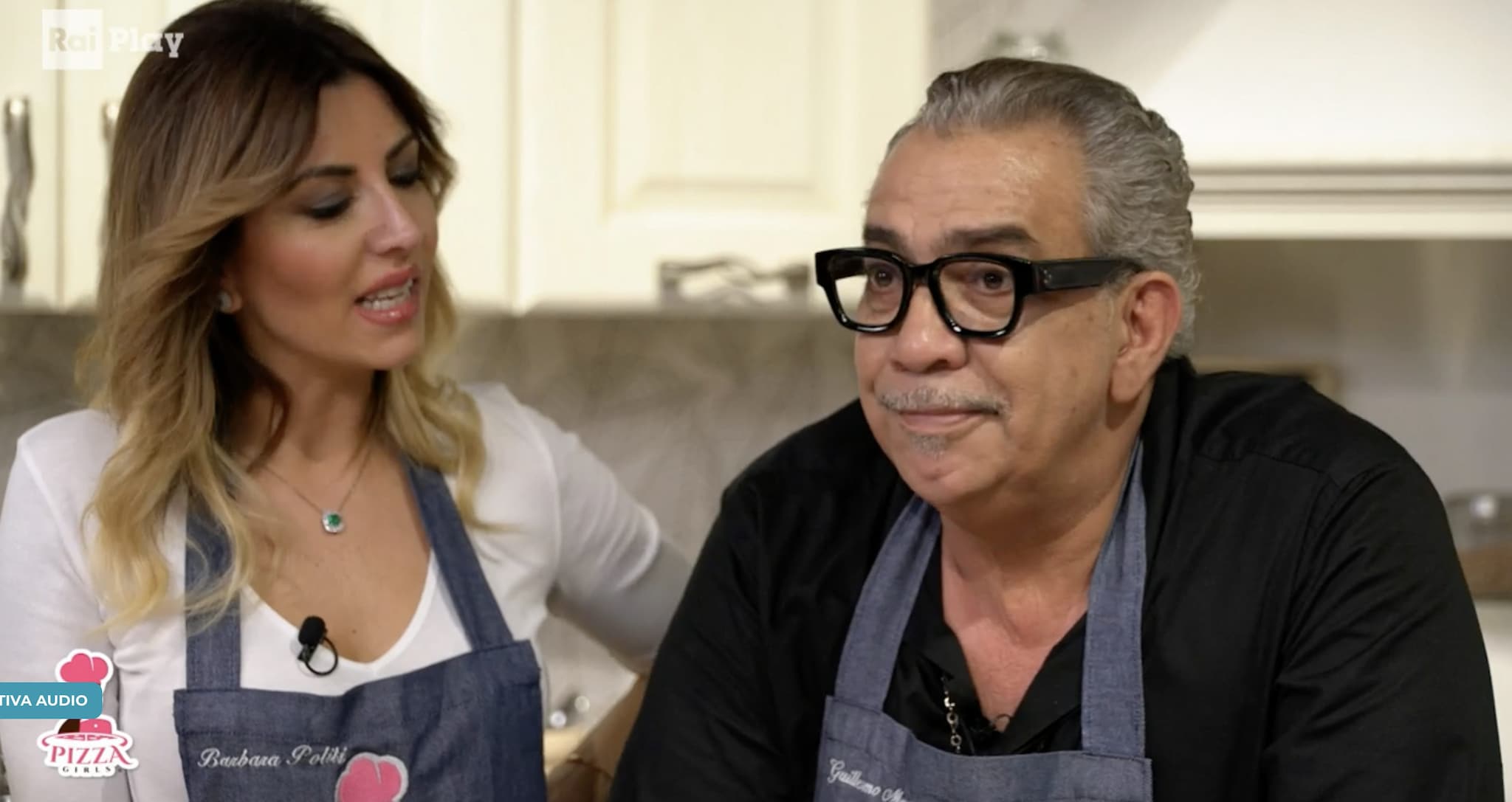 Barbara Politi e Guillermo Mariotto in PizzaGirls