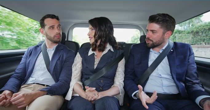 Filippo Errera, Nadia Mayer e Corrado Sassu nel van di Casa a Prima Vista