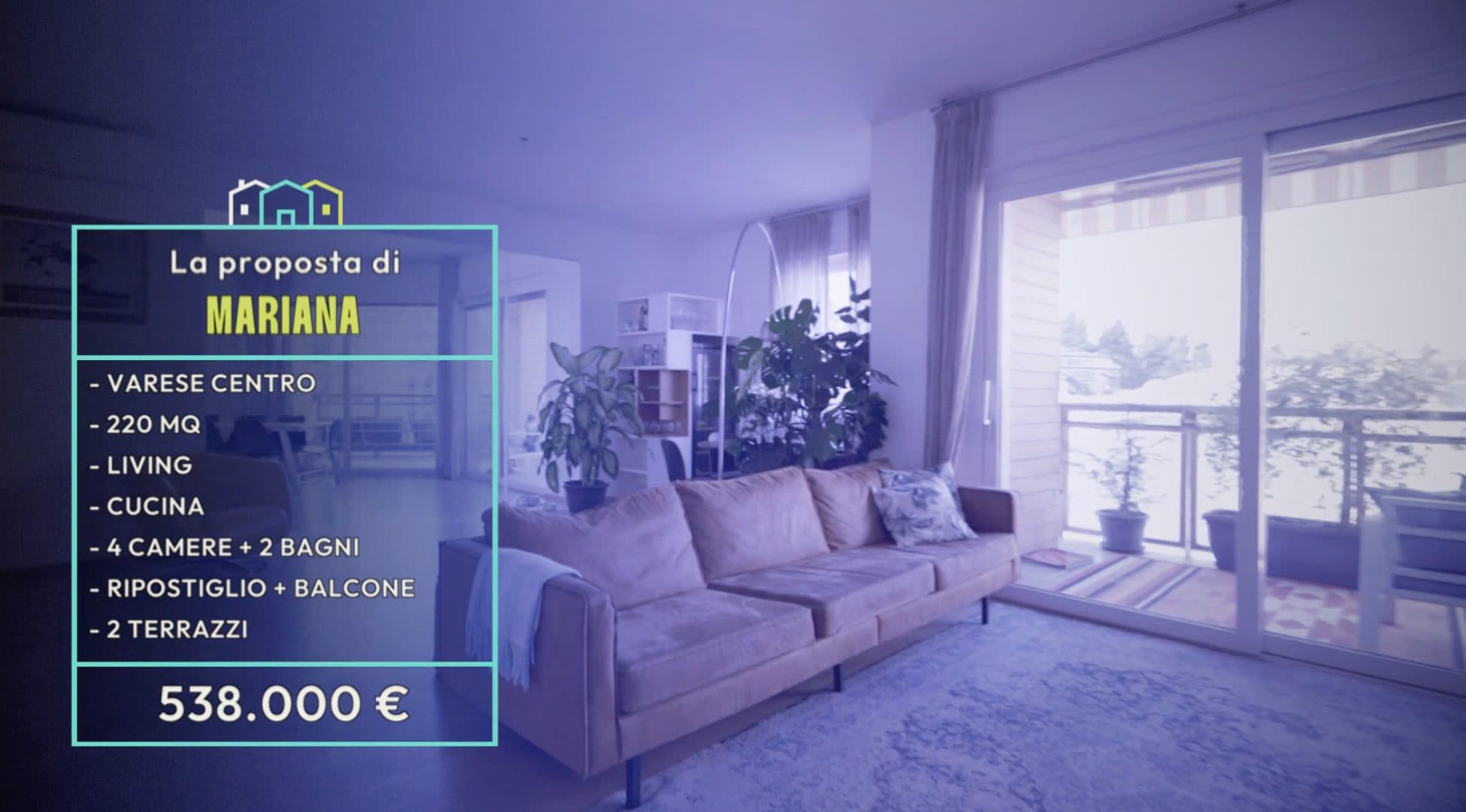 Casa a Prima Vista, la famiglia Bambino non avrebbe comprato: l’appartamento da 538mila euro scelto è ancora in vendita