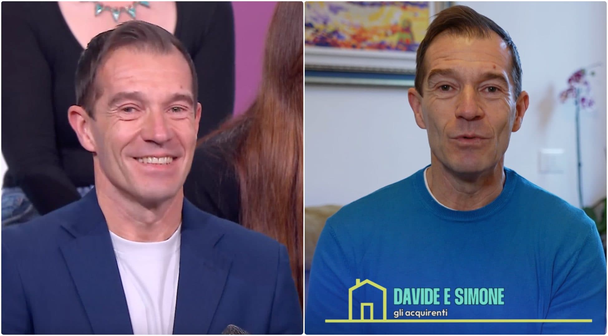 Il curioso caso di Davide: da ospite di TvTalk con gli agenti Ida, Mariana e Gianluca a compratore di Casa a Prima Vista