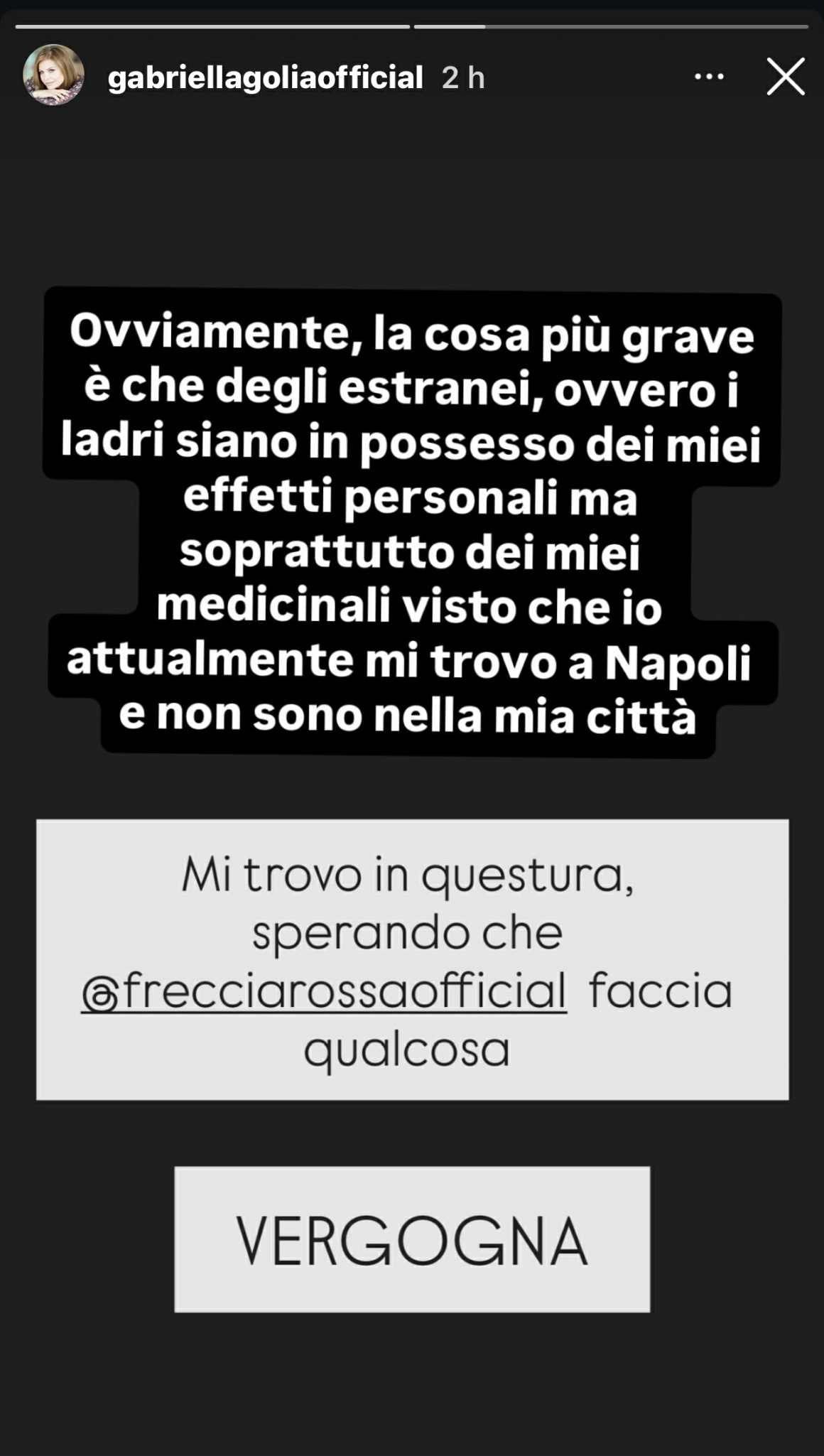 La denuncia di Gabriella Golia: "Io e mio marito siamo stati derubati"