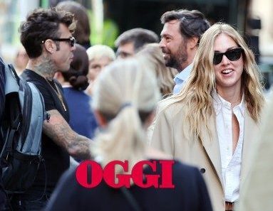 L’incontro tra Fedez e Giovanni Tronchetti Provera (Foto dal settimanale Oggi)