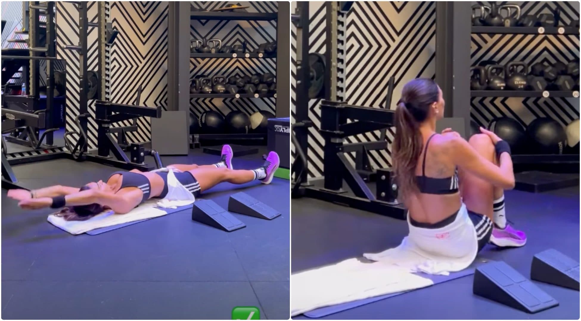 la-pancia-piatta-di-melissa-satta-mentre-fa-gli-addominali-in-palestra
