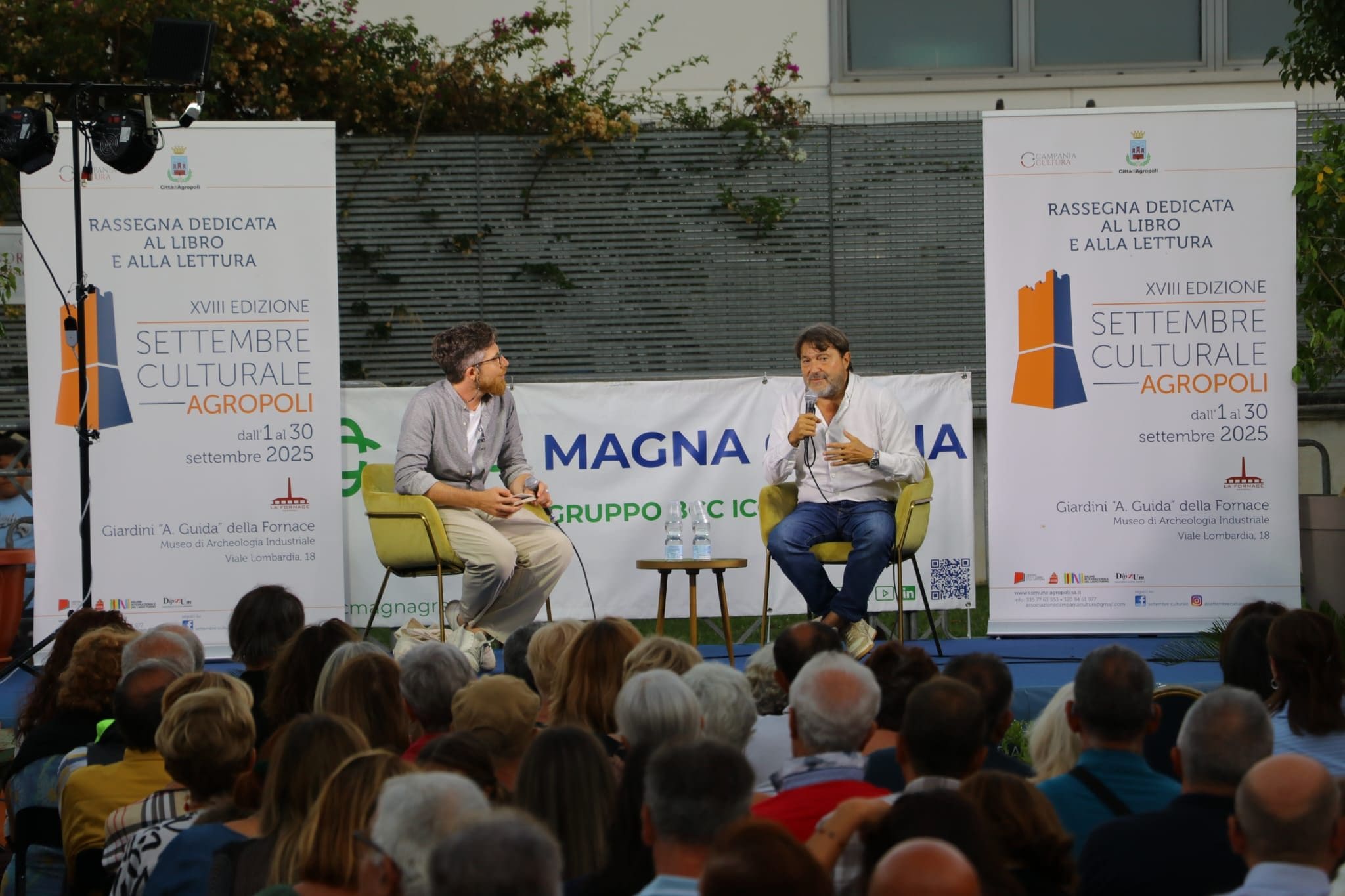 Sigfrido Ranucci all’incontro con il pubblico al Settembre Culturale.