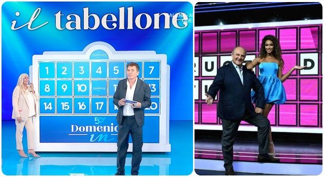 Mara Venier fa da valletta a Mammucari a Domenica In, la frecciata alla Ruota della fortuna: "Mi chiamo Samara"