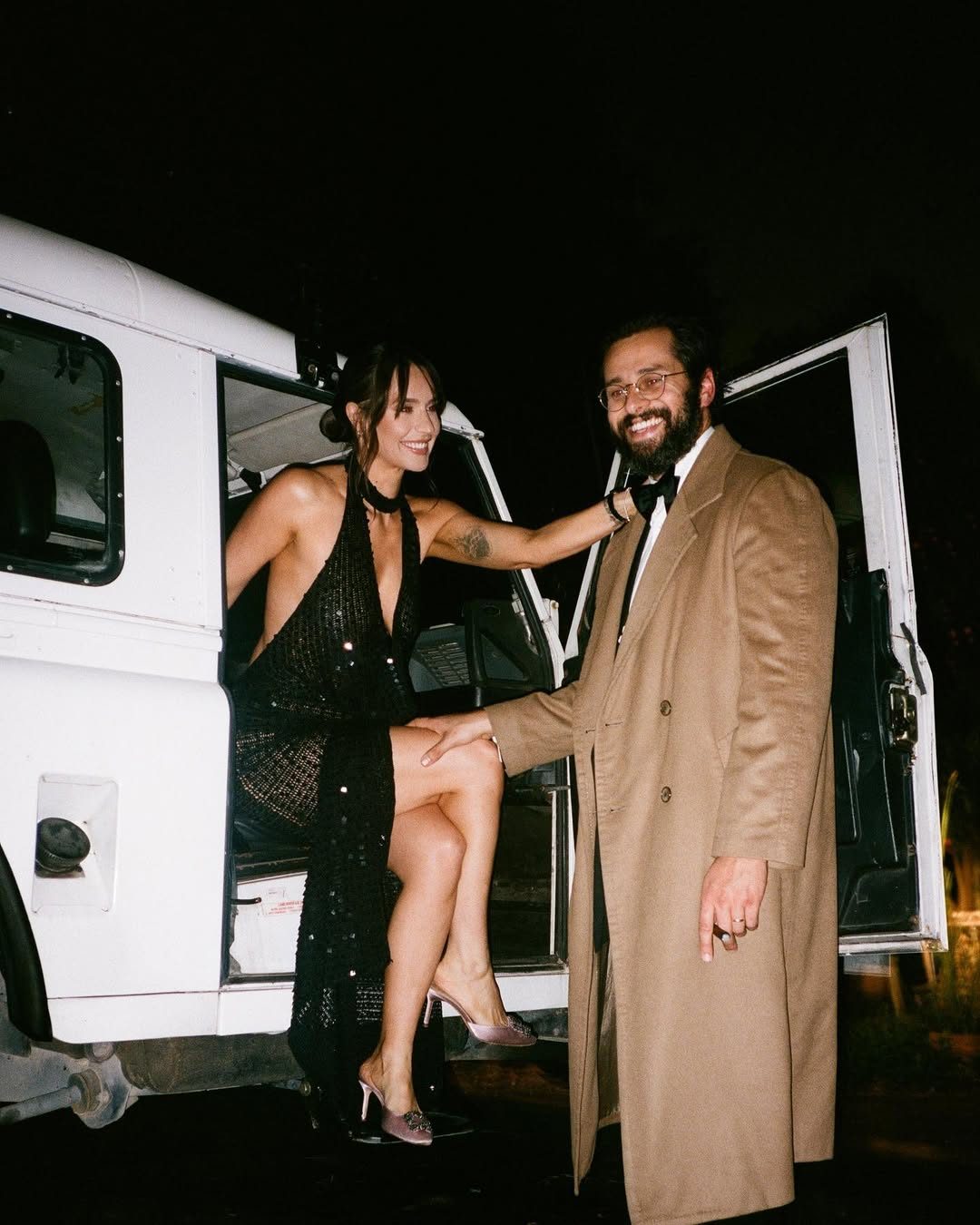 Davide e Pia Baroncini a un evento di beneficenza organizzato da Elton John