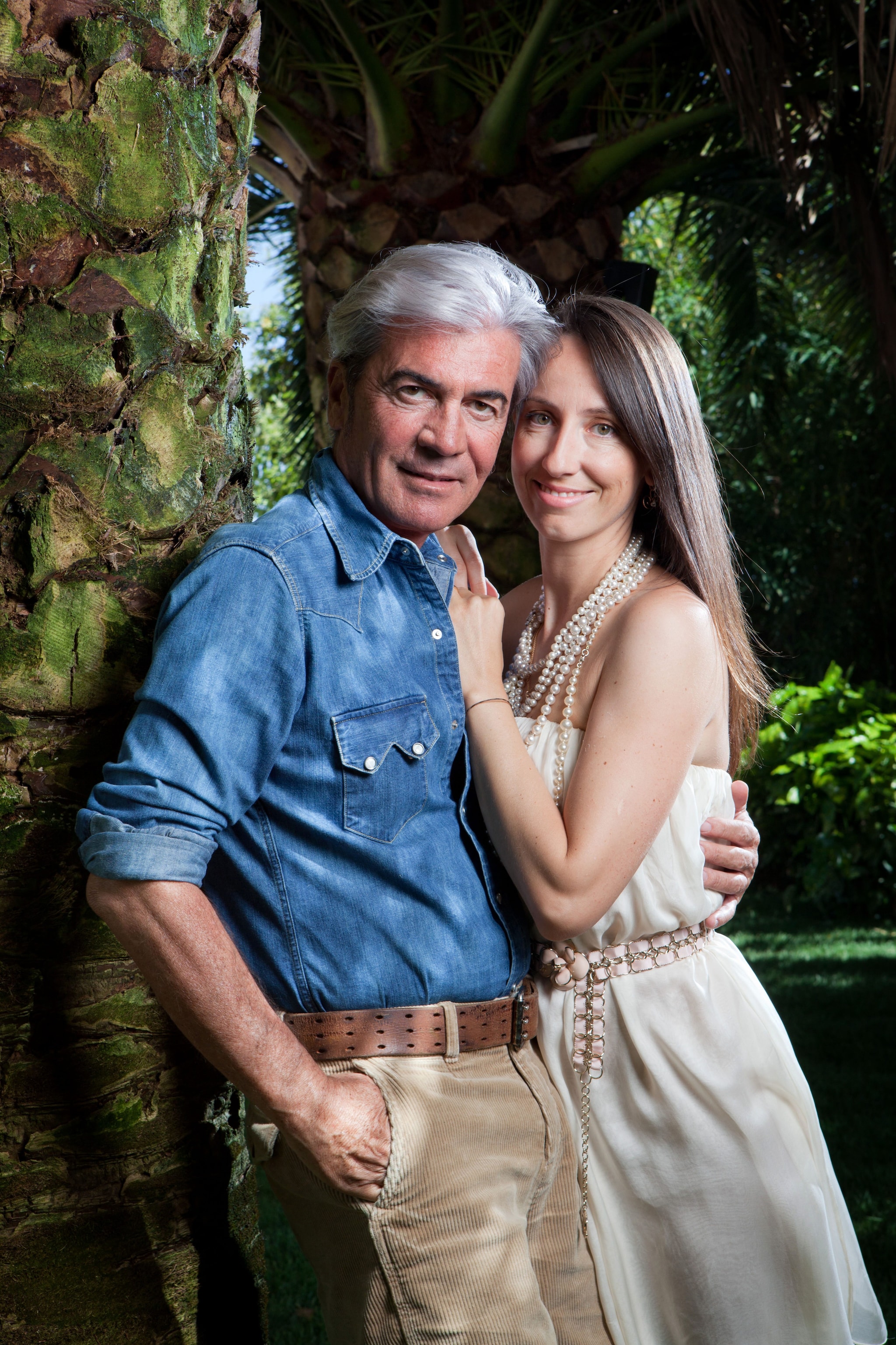 Cesare Paciotti e sua moglie Laura Leonori nel 2007