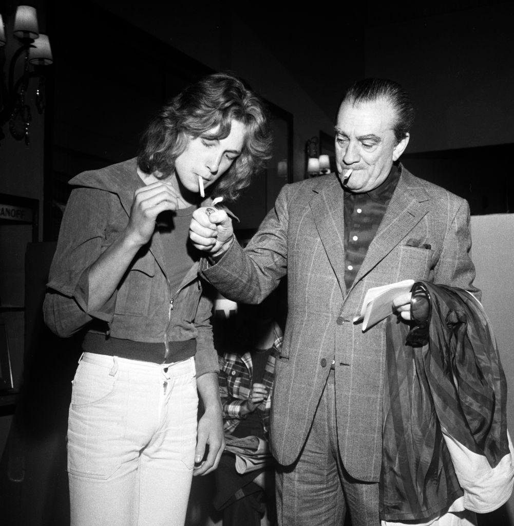 Bjorn Andresen e il regista Luchino Visconti