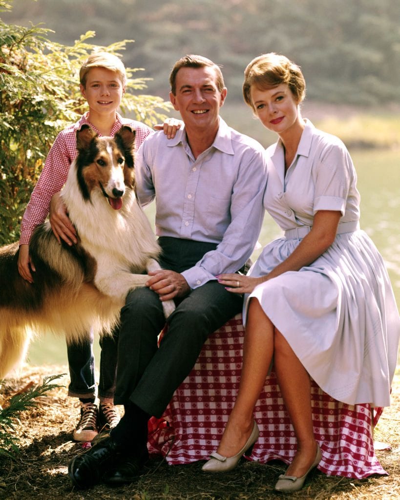 Jon Provost, June Lockhart e Hugh Reilly
