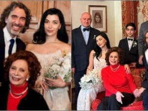 Sophia Loren al matrimonio del figlio Carlo Ponti, la foto di famiglia sui social: &#8220;Un giorno che custodiremo&#8221;