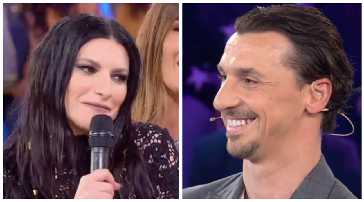 Il momento imbarazzante tra Laura Pausini e Ibrahimovic a This is me, lei lo spiazza: "Vieni a dare un bacino"