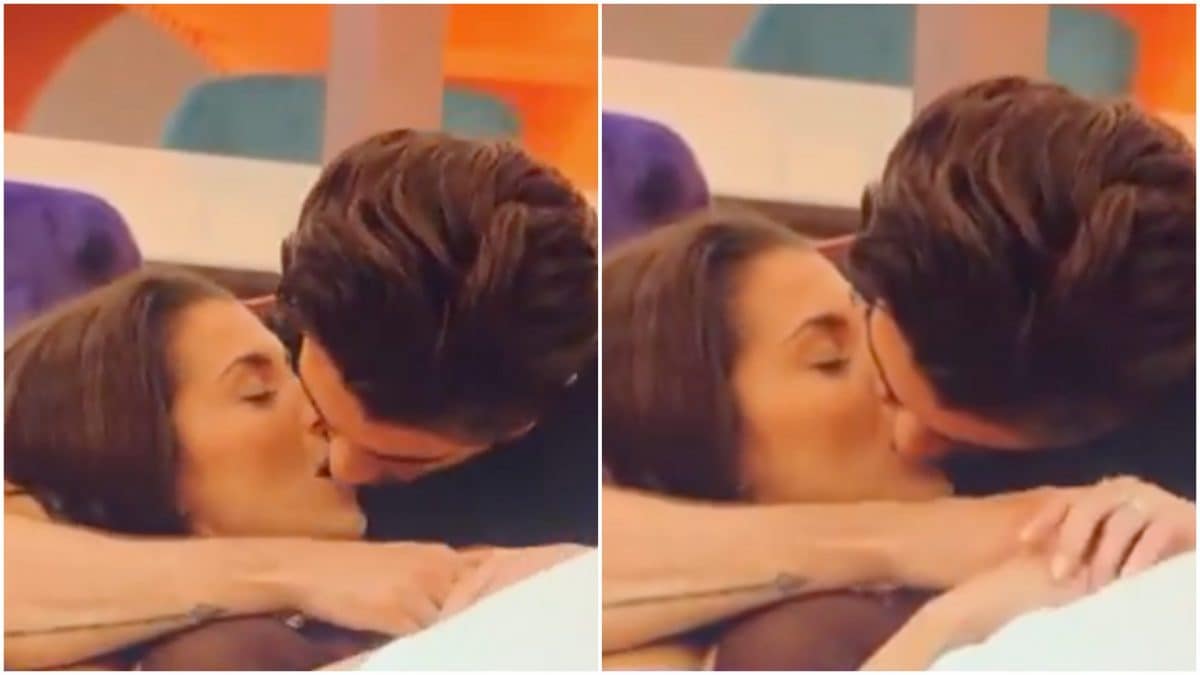 Il bacio tra Jonas Pepe e Grazia Kendi creato con l’Intelligenza Artificiale