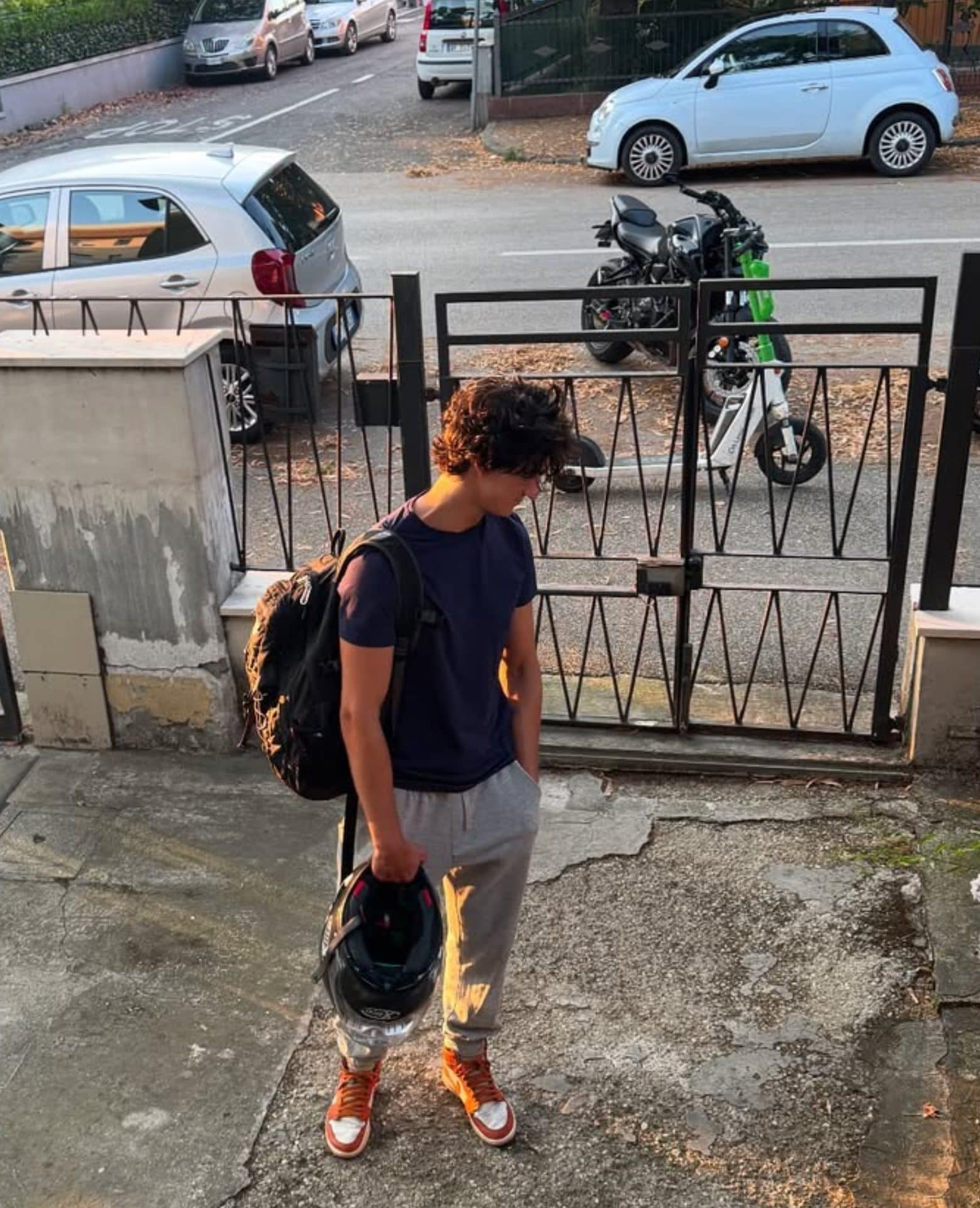 Evan Delogu nelle foto della sorella Andrea