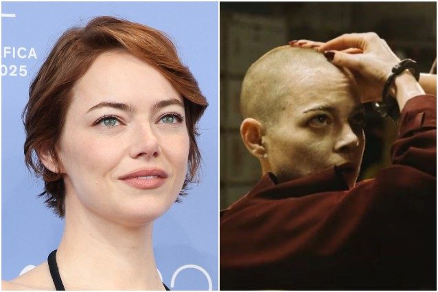 Emma Stone si è rasata i capelli a zero per Bugonia: "Avevo paura per quella scena, fingevo di essere morta"